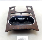 12-18 Oem Bentley Continental Gt Center Console Shifter Cup Holder Trim Wood Used. Price: $150.00.