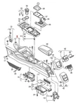 Genuine Audi RS3 Sportback Lim. 8VA 8VF 8VM Centre Console 8V1863241NNTU New. Price: $444.05.