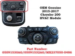 05091532AG Oem Chrysler 200 Temperature Hvac Heater Volume Controls Panel New. Price: $44.99.
