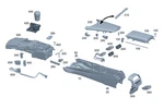 Genuine Mercedes-benz Trim Molding 214-680-52-04 New. Price: $425.00.