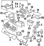 Genuine Gm Rear Trim Panel 12371856 New. Price: $21.03.