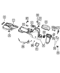 Genuine Mopar Center Console Storage Lid 6DJ46DX9AA New. Price: $543.83.