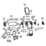 For Ram 3500 2022-2024 Mopar Center Stack Controls New. Price: $820.11.