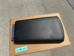 1992-1996 Jaguar Xjs Center Console Cover Lid Armrest Latch Black Leather #380 Used. Price: $100.00.