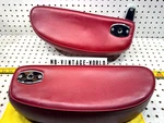 Oem Mercedes 65-67 W108,W109,W111 250S Red Vinyl Front Split Long Armrest Used. Price: $1310.39.