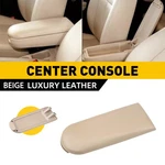 Pu Leather Console Armrest Center Cover Lid Beige For Vw Jetta Beetle 1999-2009 New. Price: $18.04.