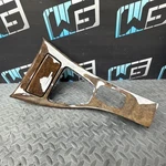 2009-13 Bmw E90 Lci Series Console Shifter Bezel Wood Grain Trim Ashtray Used. Price: $79.99.