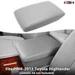 Fits 2008-2013 Toyota Highlander Leather Center Console Armrest Lid Cover Gray New. Price: $14.99.