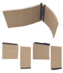 Mercedes Benz Center Console Slider - Both Lids Tan New. Price: $154.00.