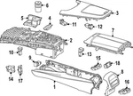 Genuine Mercedes-benz Cap Armrest 214-680-49-02-9L41 New. Price: $335.40.