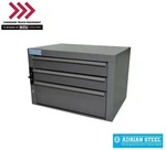 Adrian Steel 919, 3-DRAWER Unit W/ Lock New. Price: $387.95.