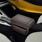 1*UNIVERSAL Car Armrest Box Pu Leather W/storage Pocket Brown For Toyota New. Price: $18.99.
