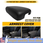 Console Lid Armrest Cover Leather For Infiniti QX60 2014-2020 Balck Stitch New. Price: $18.99.
