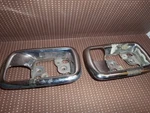 Rolls Royce Bentley Silver Shadow Continental Etc Int Door Handle Eschutcheons Used. Price: $75.00.