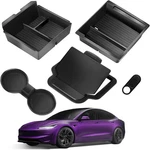 Center Console Organizer Tray For Tesla Model Juniper Accessories Black New. Price: $48.45.