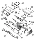 Genuine Mopar Base Console 68048518AA New. Price: $69.23.