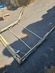 1963-64 Chrysler Newport 300 Convertible Top Header Bows Frame Cage Bracket Used. Price: $1800.00.