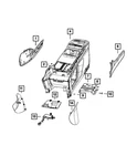 Genuine Mopar Console Wiring 68657667AA New. Price: $58.25.