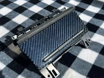 Audi A4 RS4 B7 Carbon Fiber Ashtray Cover Blue Reflective 8E0857951M Remanufactured. Price: $95.00.