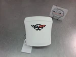 1998 C5 Corvette Convertible, Rear Waterfall Console Trim Panel, White - Oem Used. Price: $74.95.