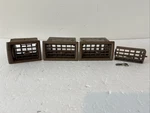 84-89 Toyota Pickup Truck 4RUNNER Dash Pad Vents Set Oem Brown Used. Price: $140.00.