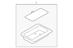 Genuine Audi Console Tray 80A-864-075-B-6PS New. Price: $85.72.