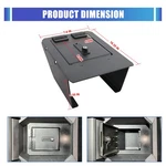 Center Console Steel Safe Lockbox Fit For 2024-2026 Tesla Cybertruck Accessories New. Price: $81.99.