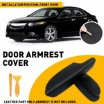 For 2009-2014 Acura Tsx Leather Front Door Panels Armrest Cover Skin Black 2PCS New. Price: $13.29.