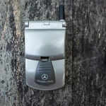 Mercedes-benz Motorola Timeport Model Q6820612 Silver Flip Cellular Phone Used. Price: $300.00.