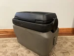2001-2005 Pontiac Aztek Center Console Armrest Cooler Black /gray Used. Price: $45.00.