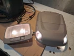 2001-06 Hyundai Santa Fe Overhead Console Storage & Back Seat Map Reading Lights. Price: $55.00.