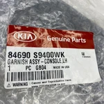 Kia Genuine Parts 84690 S9400WK Garnish Assy-console, Lh "free Shipping" New. Price: $49.52.