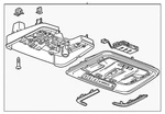 Genuine Gm Overhead Console 85070604 New. Price: $208.26.