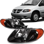 Scitoo Pair Headlights For 2001-2007 Dodge Caravan Chrysler Town&country Voyager New. Price: $69.99.
