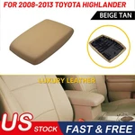 Beige Center Console Lid Armrest Cover For Base Toyota Highlander 2008-2013 Us New. Price: $28.49.