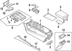 Genuine Nissan Console Armrest 96920-9A45A New. Price: $260.89.