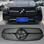 Chrome Black Front Grille Fits For Mercedes Benz W167 GLE350 GLE53 2022-23 New. Price: $199.00.