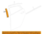 Gm Oem 16-19 Volt Rear Door Exterior Trim-applique 23323966 New. Price: $36.48.