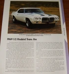 1969 Pontiac Firebird Trans Am Specs Info Photo WS4 Ta T/a 68 67 Convertible Used. Price: $5.99.