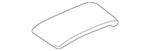 Genuine Audi Console Trim Panel 4M8-863-915-C-24A New. Price: $301.93.