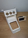Vw Cabriolet Center Shifter Gauge Console & Tape Storage White MK1 84-93 Used. Price: $133.33.