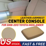 For Toyota Highlander 2008-2013 Beige Center Console Armrest Lid Cover Base New. Price: $29.99.