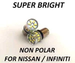 BA9S Led Dome Map Lights For Infiniti M35/M37/M45/QX60 Super Bright Non Polar Q8 New. Price: $19.43.