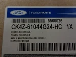 Genuine Ford Console Assembly CK4Z-61044G24-HC New. Price: $183.50.