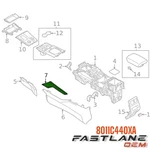 2022-2024 Mitsubishi Outlander Right Upper Trim New Oem 8011C440XA. Price: $144.10.