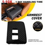 Fits 2014-2021 Toyota Tundra Leather Center Console Lid Armrest Cover Pad 1-10X New. Price: $256.49.
