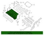 New Genuine Nissan Floor Re Front Oe 74512JA030. Price: $509.80.