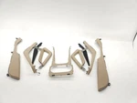 Genuine 19-26 Porsche Cayenne 9Y0 Interior Door Handle + Trim Set Mojave Used. Price: $220.00.