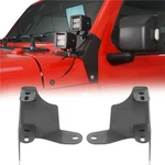 Pair Steel Dual A-pillar Light Mounting Brackets For Jeep Wrangler Jl Jt 18-26 New. Price: $39.84.