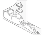 Genuine Mitsubishi Center Console 8011B057XA New. Price: $310.14.